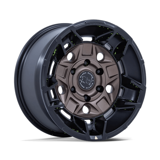 Black Rhino Hard Alloys BR028 GUARD 17x8.5 Burnt Bronze W/ Matte Blk-Lp 6x135 25mm