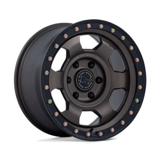 Black Rhino Hard Alloys BR029 TROOPER 17x8.5 Burnt Bronze W/ Matte Blk-Lp 5x114.3 25mm