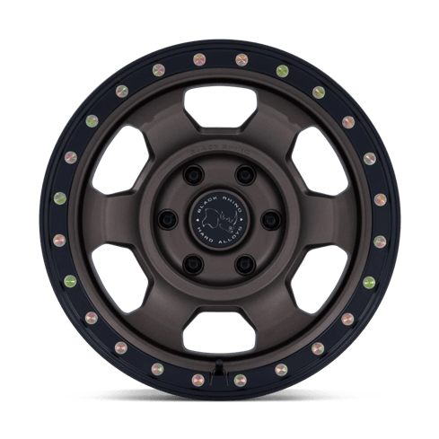 Black Rhino Hard Alloys BR029 TROOPER 17x8.5 Burnt Bronze W/ Matte Blk-Lp 6x135 25mm
