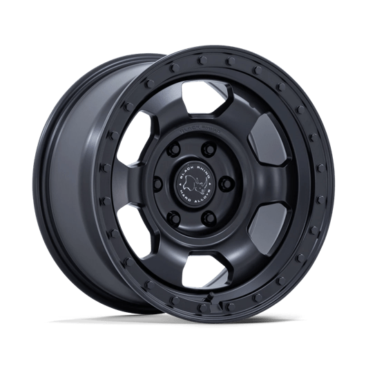 Black Rhino Hard Alloys BR029 TROOPER 17x8.5 Matte Black 5x114.3 25mm
