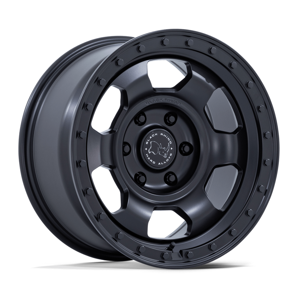 Black Rhino Hard Alloys BR029 TROOPER 17x8.5 Matte Black 6x135 -10mm