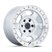 Black Rhino Hard Alloys BR029 TROOPER 17x8.5 Gloss Silver W/ Machined Face 6x135 0mm