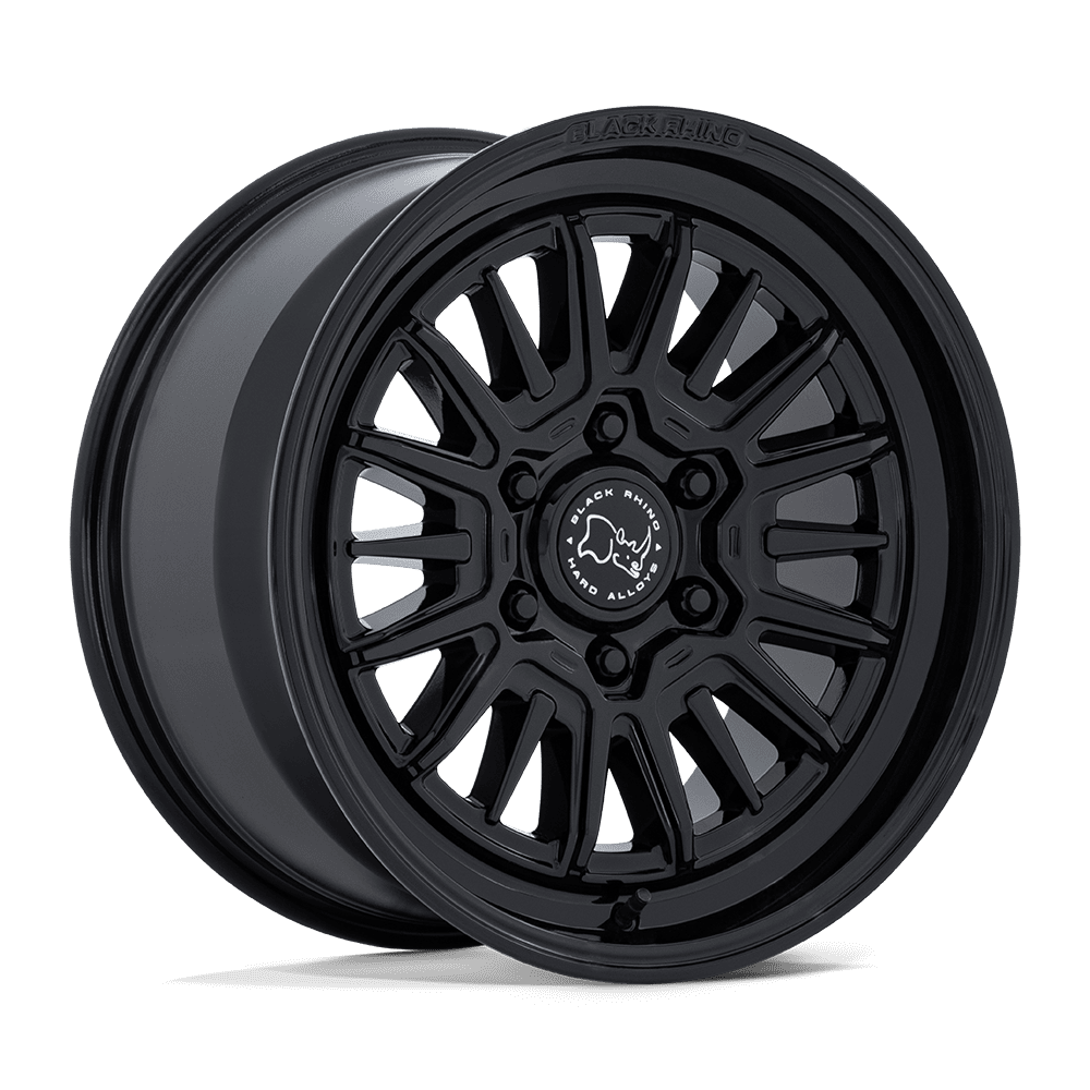 Black Rhino Hard Alloys BR030 TALEO 18x9 Gloss Black 6x135 18mm