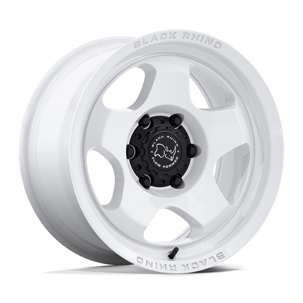 Black Rhino Hard Alloys BR031 SOL 17x8.5 Gloss White 6x135 0mm