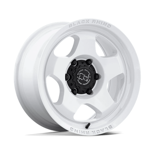 Black Rhino Hard Alloys BR031 SOL 17x9 Gloss White 6x135 12mm