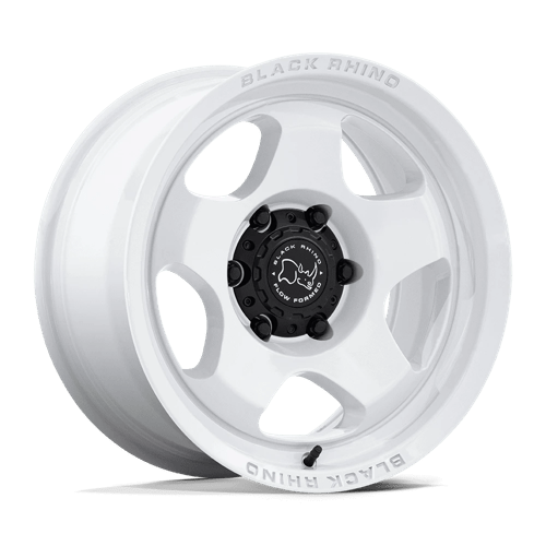 Black Rhino Hard Alloys BR031 SOL 17x8.5 Gloss White 6x135 0mm