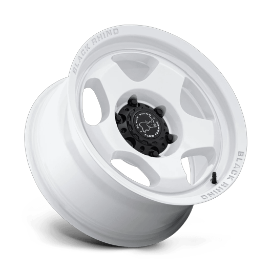 Black Rhino Hard Alloys BR031 SOL 17x9 Gloss White 6x135 12mm