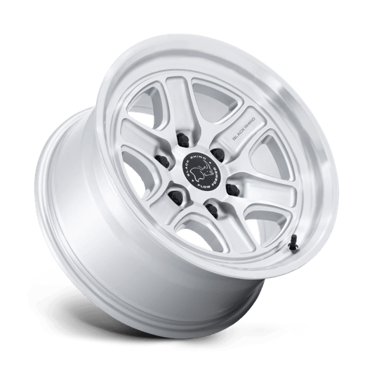 Black Rhino Hard Alloys BR032 ECHO 17x8.5 Gloss Silver W/ Machined Face 6x135 25mm