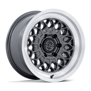 Black Rhino Hard Alloys BR034 GRAZ 17x8.5 Gloss Gunmetal W/ Machined Lip 6x135 0mm