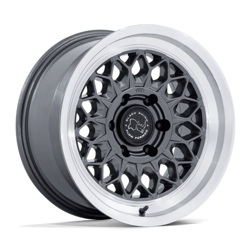 Black Rhino Hard Alloys BR034 GRAZ 17x8.5 Gloss Gunmetal W/ Machined Lip 6x135 0mm