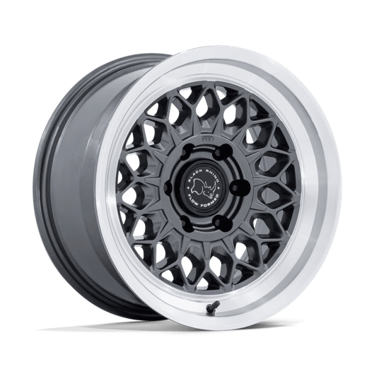 Black Rhino Hard Alloys BR034 GRAZ 17x8.5 Gloss Gunmetal W/ Machined Lip 6x135 0mm