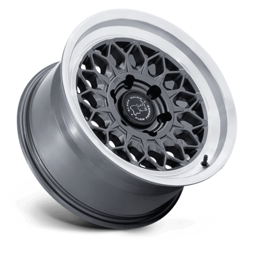 Black Rhino Hard Alloys BR034 GRAZ 17x8.5 Gloss Gunmetal W/ Machined Lip 6x135 0mm