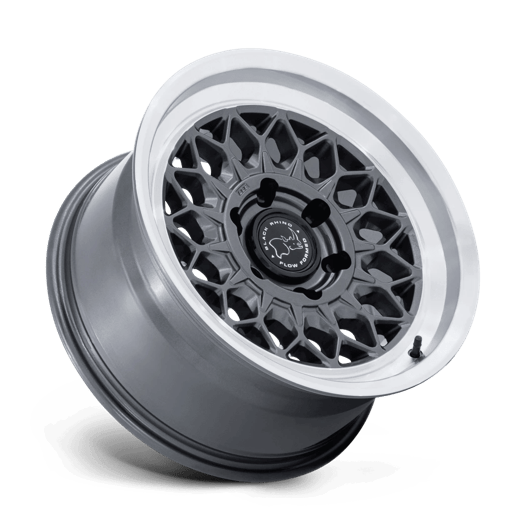 Black Rhino Hard Alloys BR034 GRAZ 17x8.5 Gloss Gunmetal W/ Machined Lip 6x135 0mm
