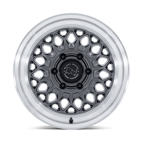 Black Rhino Hard Alloys BR034 GRAZ 17x8.5 Gloss Gunmetal W/ Machined Lip 6x135 0mm