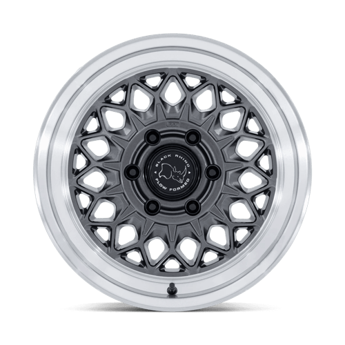 Black Rhino Hard Alloys BR034 GRAZ 17x8.5 Gloss Gunmetal W/ Machined Lip 6x135 25mm