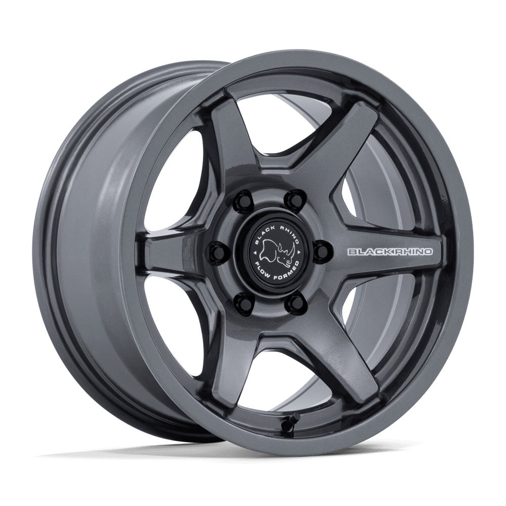 Black Rhino Hard Alloys BR035 KUMA 17x8.5 Gloss Gunmetal 5x114.3 25mm