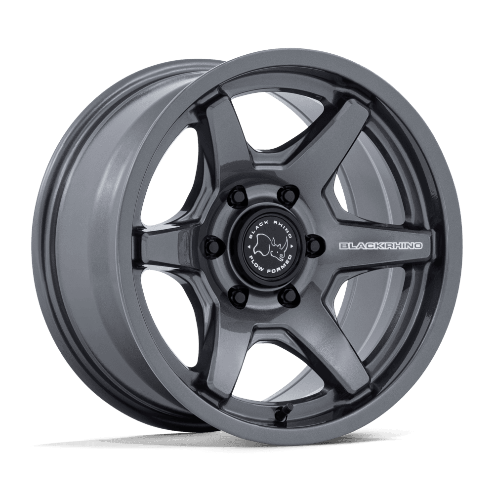 Black Rhino Hard Alloys BR035 KUMA 17x8.5 Gloss Gunmetal 6x135 0mm