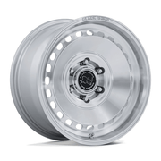 Black Rhino Hard Alloys BR036 BASIN 17x8.5 Gloss Silver W/ Machined Face 6x135 0mm