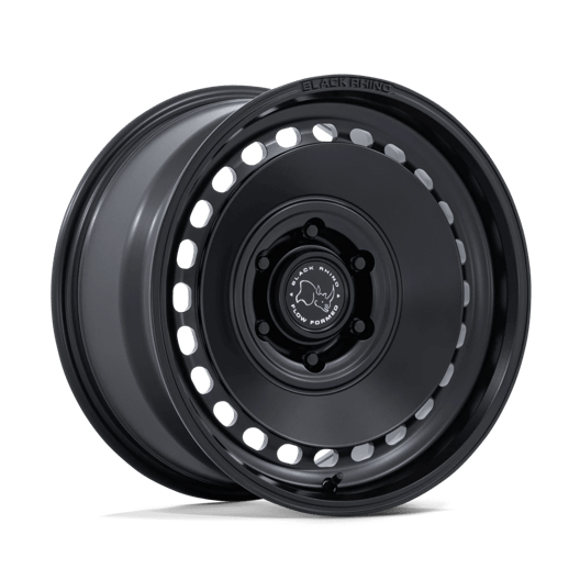 Black Rhino Hard Alloys BR036 BASIN 17x8.5 Matte Black 6x135 25mm