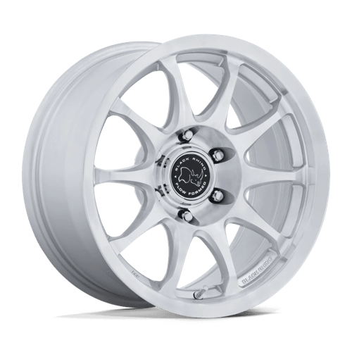 Black Rhino Hard Alloys BR038 RONIN 17x8.5 Gloss Silver W/ Machined Face 6x135 0mm