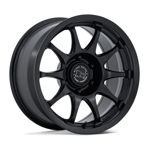 Black Rhino Hard Alloys BR038 RONIN 17x8.5 Matte Black 6x135 25mm