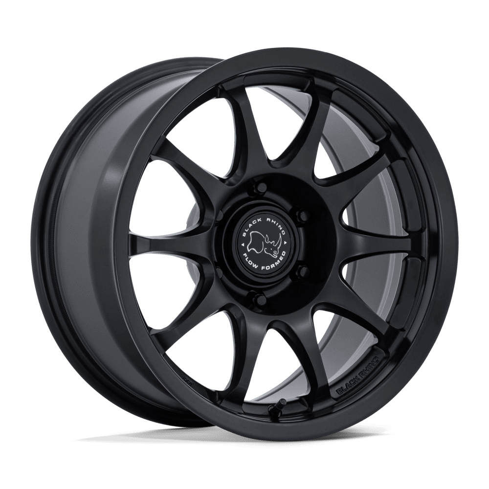 Black Rhino Hard Alloys BR038 RONIN 17x8.5 Matte Black 6x135 25mm