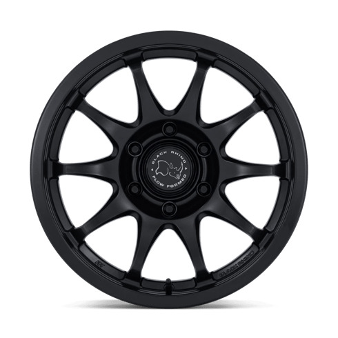 Black Rhino Hard Alloys BR038 RONIN 17x8.5 Matte Black 6x135 25mm