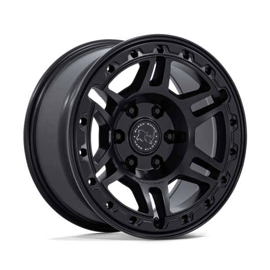 Black Rhino Hard Alloys BR039 VANGUARD 17x8 Matte Black 6x135 32mm