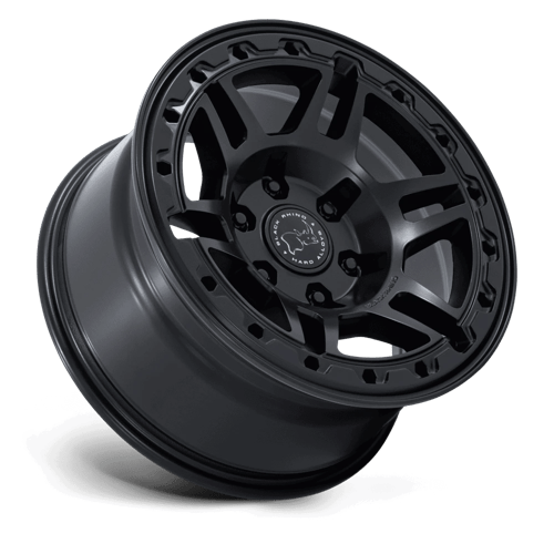 Black Rhino Hard Alloys BR039 VANGUARD 17x8.5 Matte Black 6x135 25mm