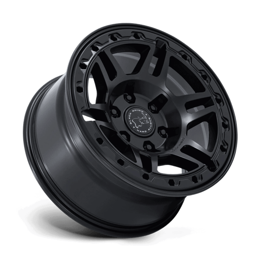 Black Rhino Hard Alloys BR039 VANGUARD 17x8.5 Matte Black 6x135 25mm