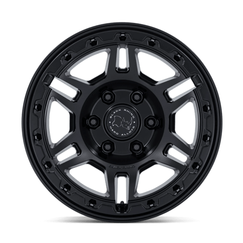 Black Rhino Hard Alloys BR039 VANGUARD 17x8.5 Matte Black 6x135 25mm