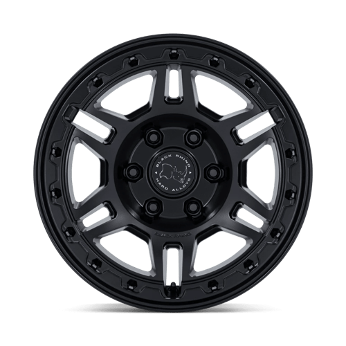 Black Rhino Hard Alloys BR039 VANGUARD 17x8.5 Matte Black 6x135 0mm