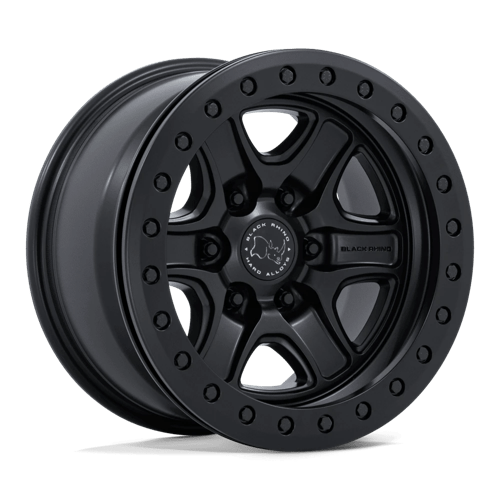 Black Rhino Hard Alloys BR200 ECHO TRAIL LOCK BEADLOCK 17x8.5 Matte Black 6x135 0mm