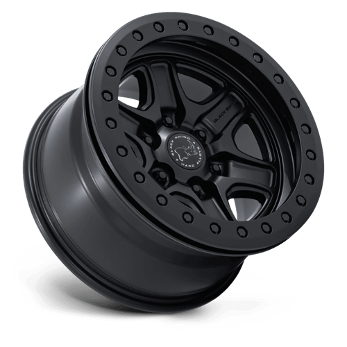 Black Rhino Hard Alloys BR200 ECHO TRAIL LOCK BEADLOCK 17x8.5 Matte Black 6x135 0mm