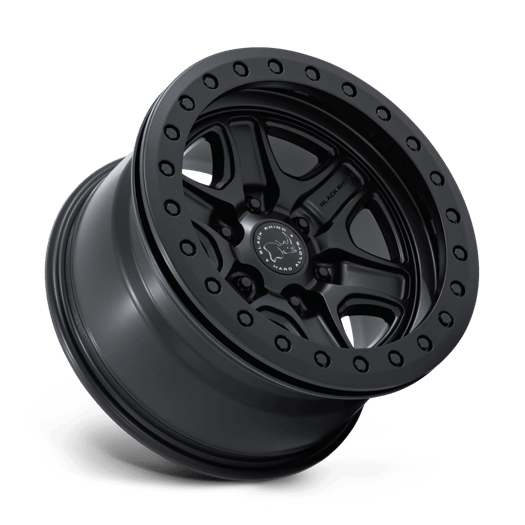 Black Rhino Hard Alloys BR200 ECHO TRAIL LOCK BEADLOCK 17x8.5 Matte Black 6x135 25mm