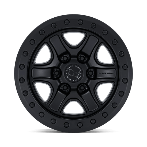 Black Rhino Hard Alloys BR200 ECHO TRAIL LOCK BEADLOCK 18x9 Matte Black 6x135 12mm