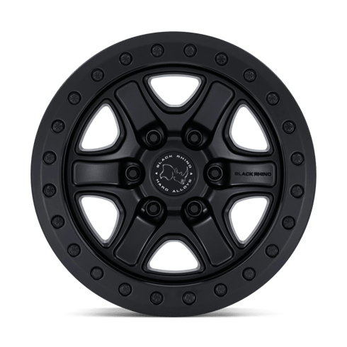 Black Rhino Hard Alloys BR200 ECHO TRAIL LOCK BEADLOCK 18x9 Matte Black 6x135 12mm