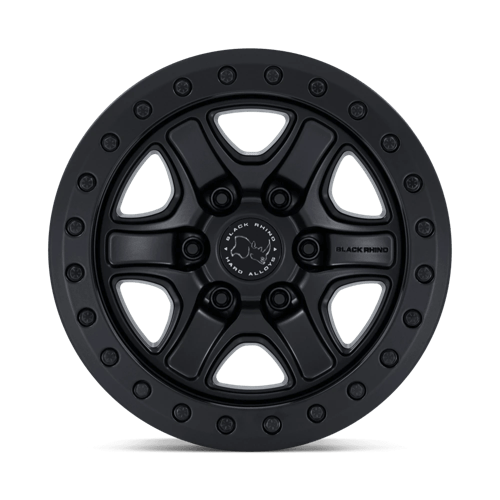 Black Rhino Hard Alloys BR200 ECHO TRAIL LOCK BEADLOCK 17x8.5 Matte Black 6x135 25mm