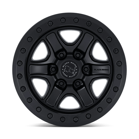 Black Rhino Hard Alloys BR200 ECHO TRAIL LOCK BEADLOCK 17x8.5 Matte Black 6x135 25mm