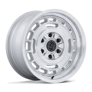Black Rhino Hard Alloys BR600 VAGABOND 17x8.5 Gloss Silver W/ Machined Face 6x135 0mm