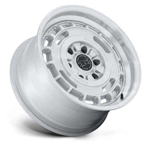 Black Rhino Hard Alloys BR600 VAGABOND 17x8.5 Gloss Silver W/ Machined Face 6x135 0mm
