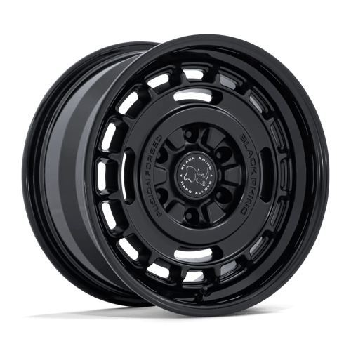 Black Rhino Hard Alloys BR600 VAGABOND 17x8.5 Matte Black W/ Gloss Black Lip 6x135 0mm