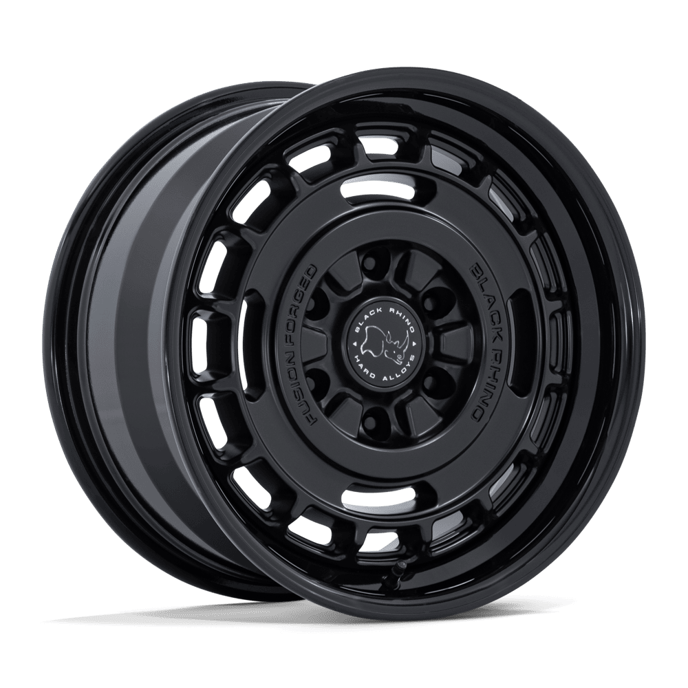 Black Rhino Hard Alloys BR600 VAGABOND 17x8.5 Matte Black W/ Gloss Black Lip 6x135 0mm