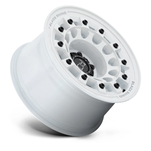 Black Rhino Hard Alloys FUJI 17x8 Gloss White 5x114.3 38mm