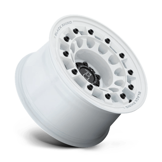 Black Rhino Hard Alloys FUJI 17x8 Gloss White 5x114.3 30mm