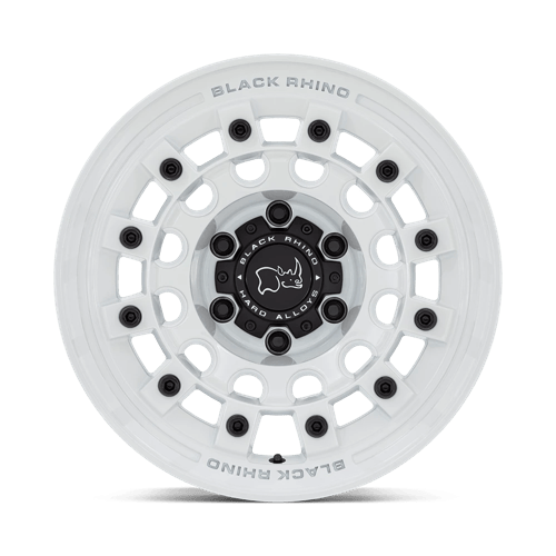 Black Rhino Hard Alloys FUJI 17x8 Gloss White 5x114.3 38mm