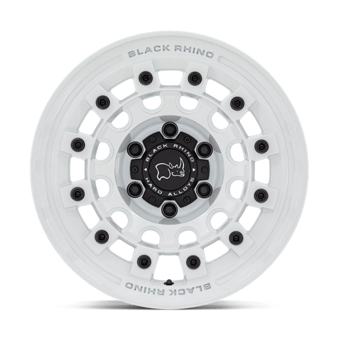 Black Rhino Hard Alloys FUJI 17x8 Gloss White 5x114.3 30mm