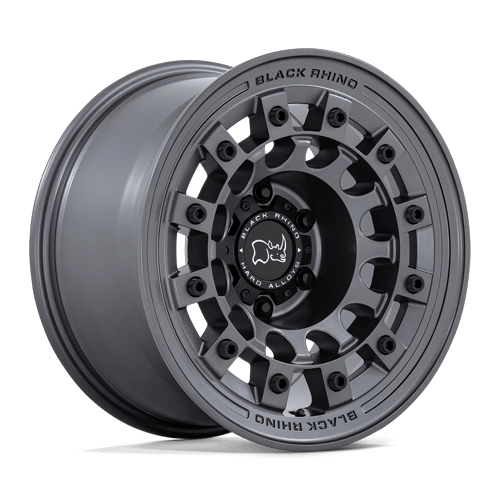 Black Rhino Hard Alloys FUJI 17x8 Matte Gunmetal 5x114.3 38mm