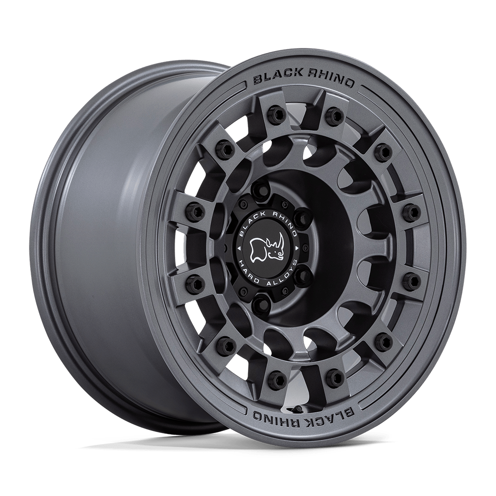 Black Rhino Hard Alloys FUJI 17x8 Matte Gunmetal 5x114.3 38mm