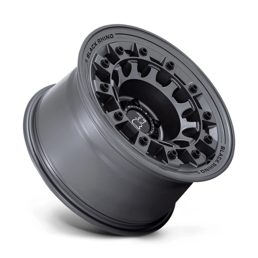 Black Rhino Hard Alloys FUJI 17x8 Matte Gunmetal 5x114.3 30mm